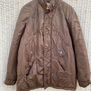 Brown Zero King Vintage Weather Proof Jacket